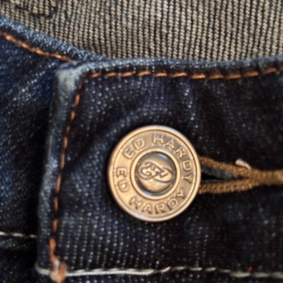 Ed Hardy by Christian Audigier Easy Rise Skinny Jeans Size 28 - Picture 4 of 7